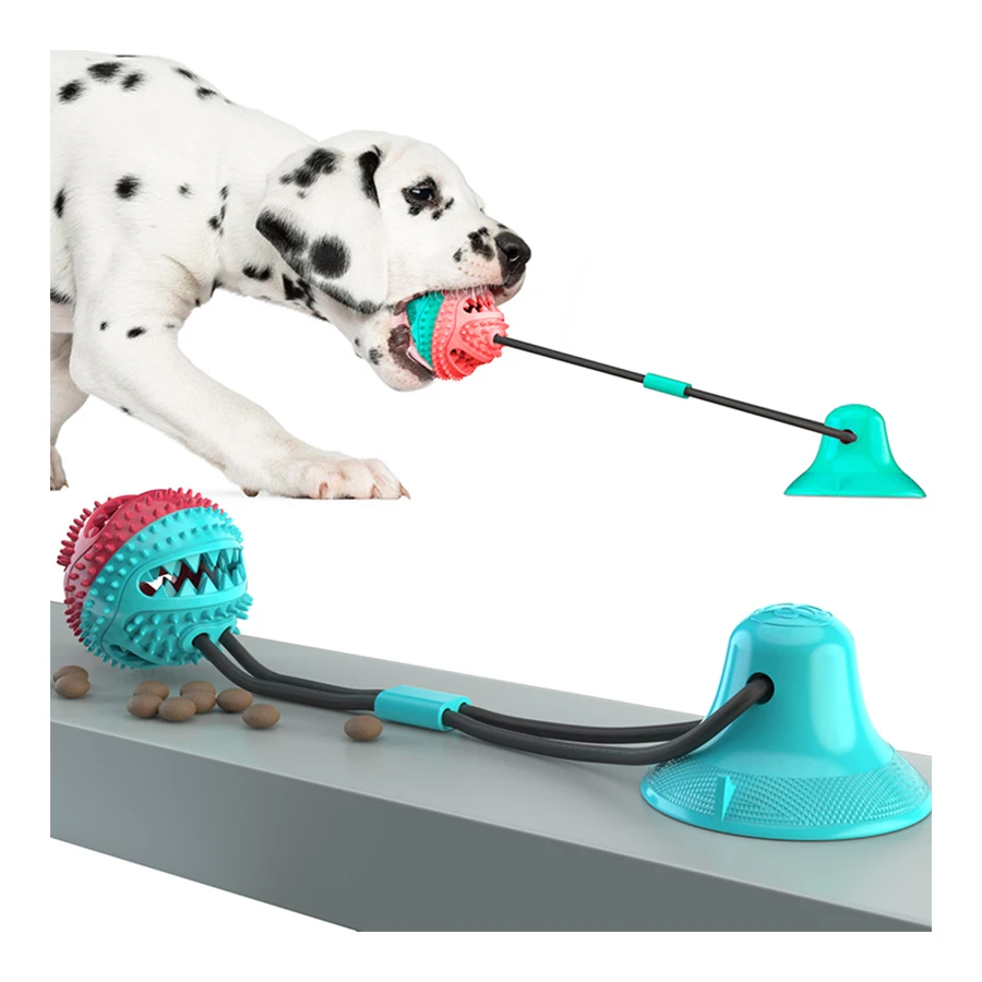 

2021 Hot sale dog interactive training toy with Suction Cup chew toys, Customized