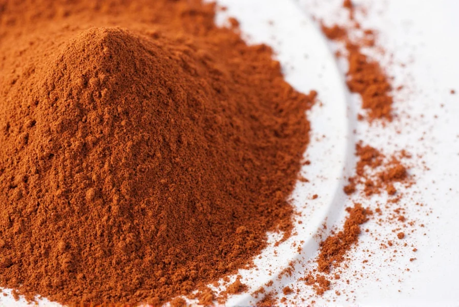 Spice rack with ancho pepper powder bottle