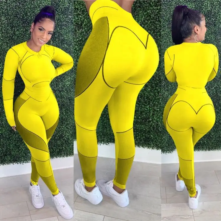 

X01554C Phoenix hot sale women 2 pieces sets sort yoga sets elastic, Black