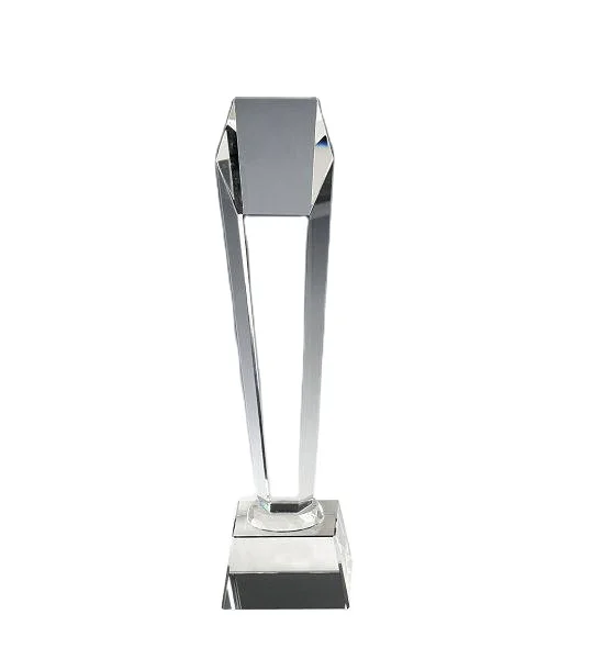 
crystal acrylic clear thick awards with custom printing 