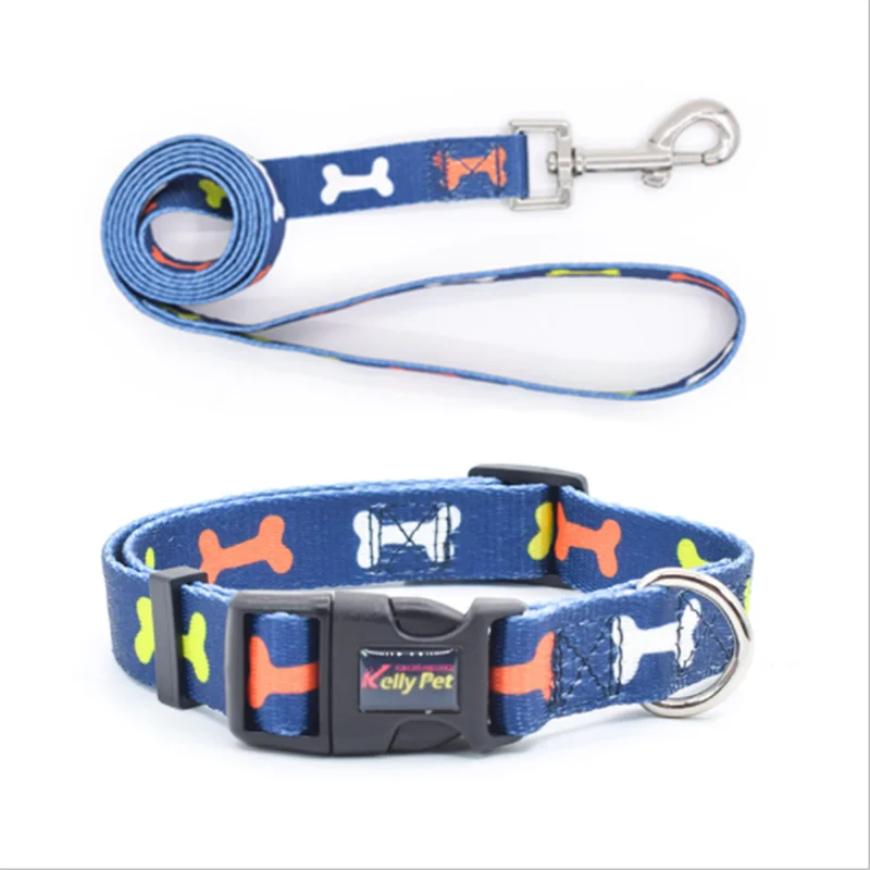 

Hot Sale Puppy Leashes and Collars Adjustable Pet Leash and Collar for Small and Medium Dogs Domil HF-116004, Picture shows