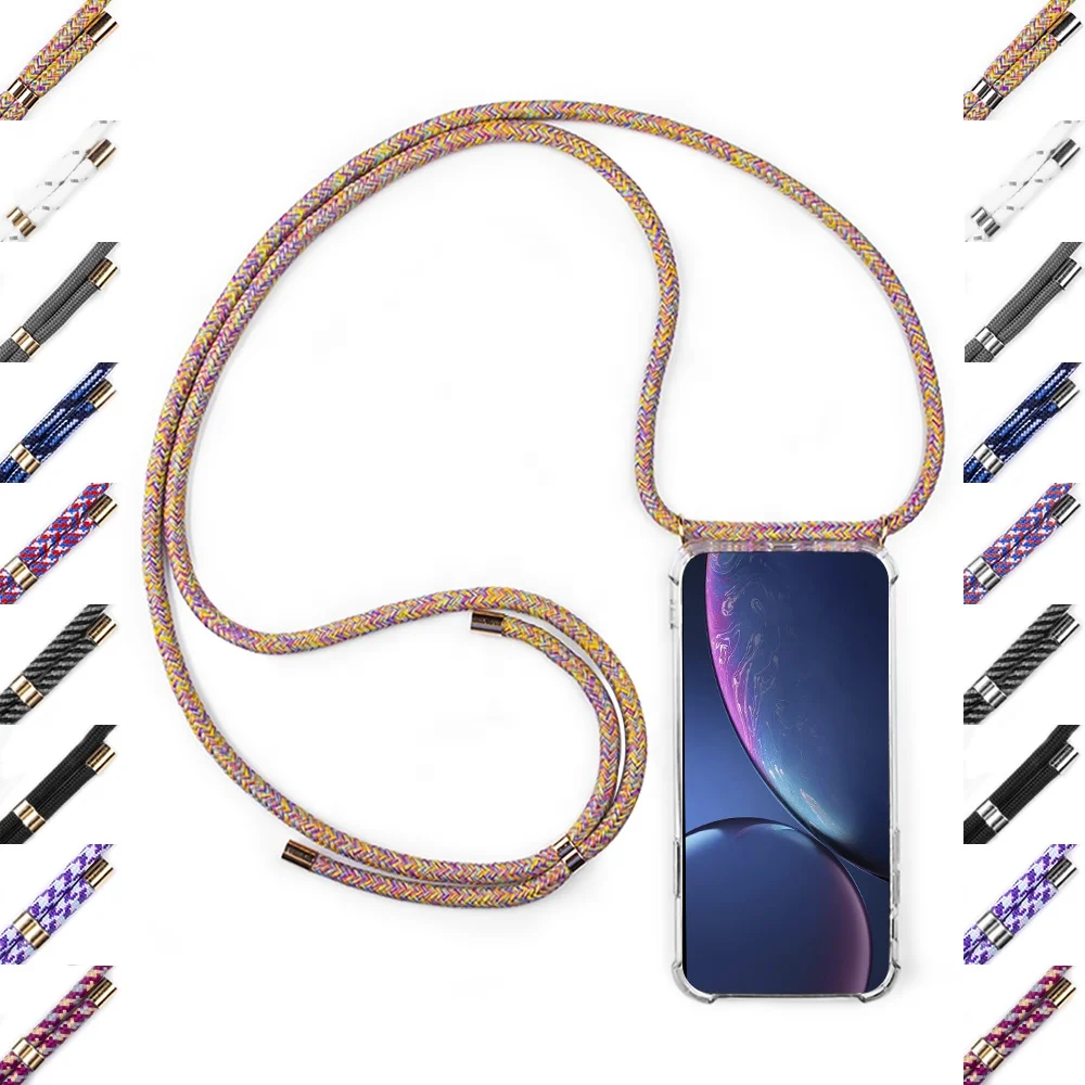 

Necklace cellPhone Case Chain Crossbody Neck Strap/Cord/Rope Mobile Cell Phone Case For Iphone 11 Xs/XR/X/8/7/6 Plus Phone Cover, Custom