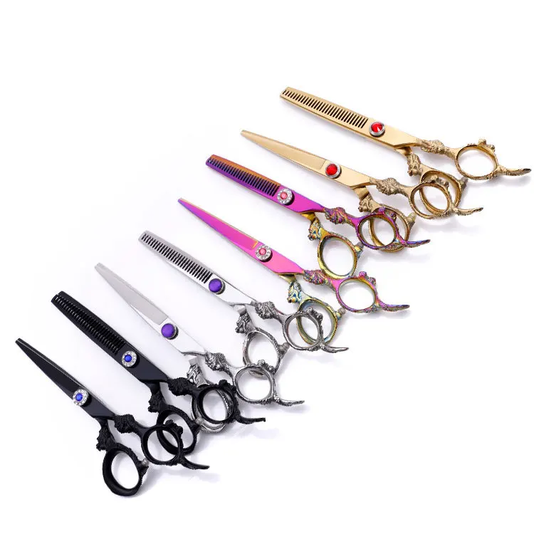 

Beauty Colored Shears JP 440A Stainless Steel Professional Hairdressing Set Hair Cutting Scissors