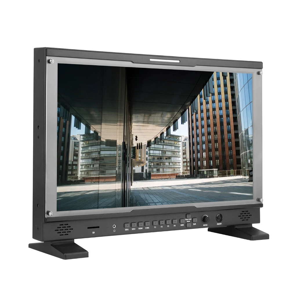 

N21 PRO 21.5'' full HD desktop broadcast monitor support HDMI/3G-SDI signal format with portable aluminium case