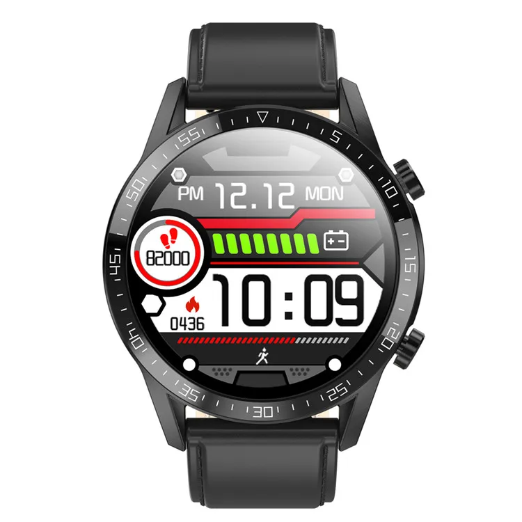 

New Full Round Touch Screen sport Smartwatch T03 Blood Pressure Wristband Body Temperature IP68Waterproof fitness smart watchT03