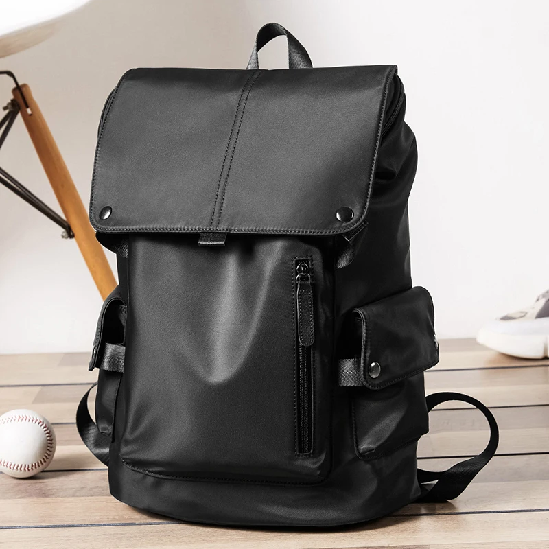 

Waterproof laptop bag leisure travel backpack laptop backpack, Black