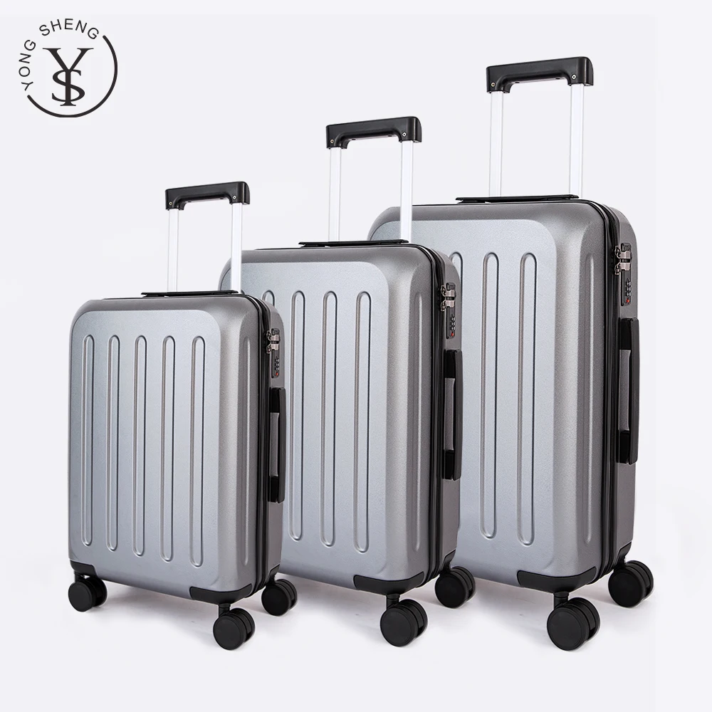 

High quality hard shell luggage suit case bags trolley valigia valises 4 spinner wheels carry-on travel suitcase sets, White\green\gray\orange\black\red