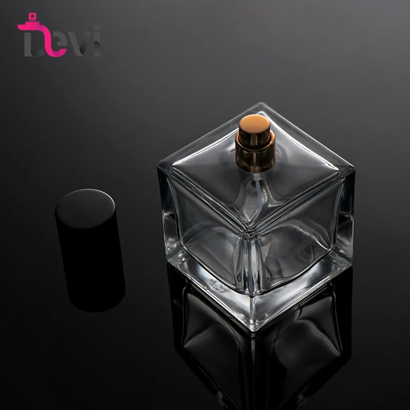
Devi High Quality 100ml Glass Bottle Pump Cosmetic Perfume Package 