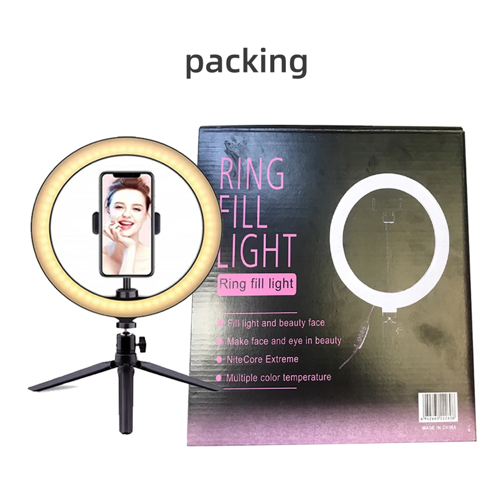 

High Quality Beauty LED Selfie Ring Light Fill Light For Youtube Tiktok