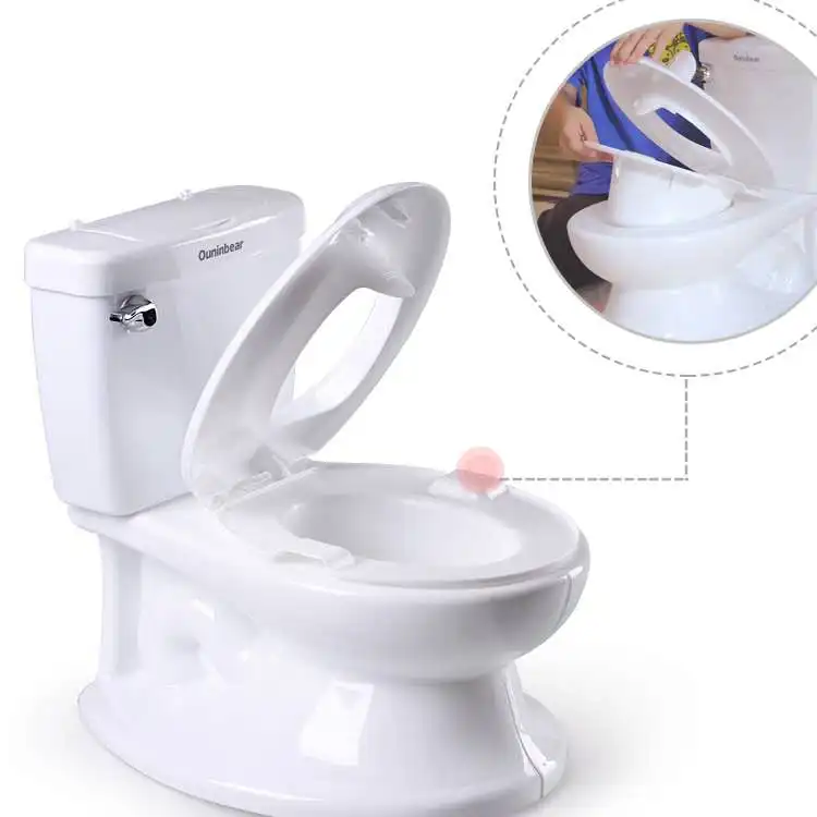 

2020 enfant toilet trainer with sound pot enfant toilet baby seat, White blue pink