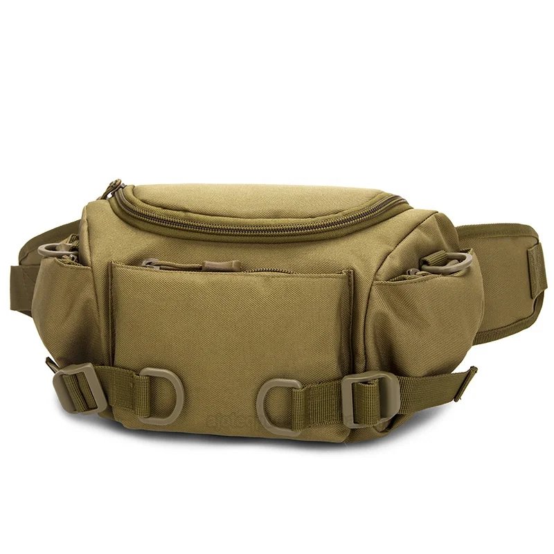 

AJOTEQPT Camping Hiking Hunting Tactical Portable Fanny Pack Army Military Waist Bag