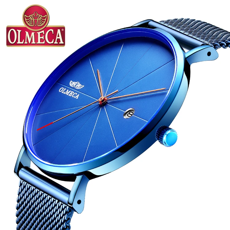 

Olmeca 825 Fashion Men Watches Top Brand Luxury Watch Men Casual Male Quartz Wristwatches Date Clock relogio masculino