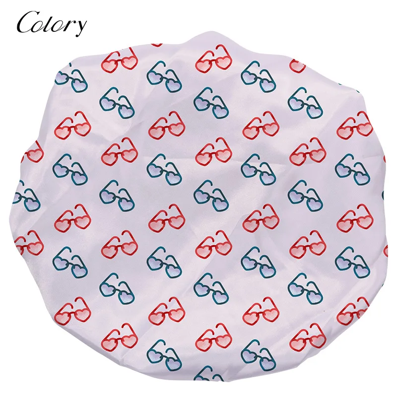 

Colory Satin Large Custom Silk Hair Bonnet Hiver Enfant, Customized color
