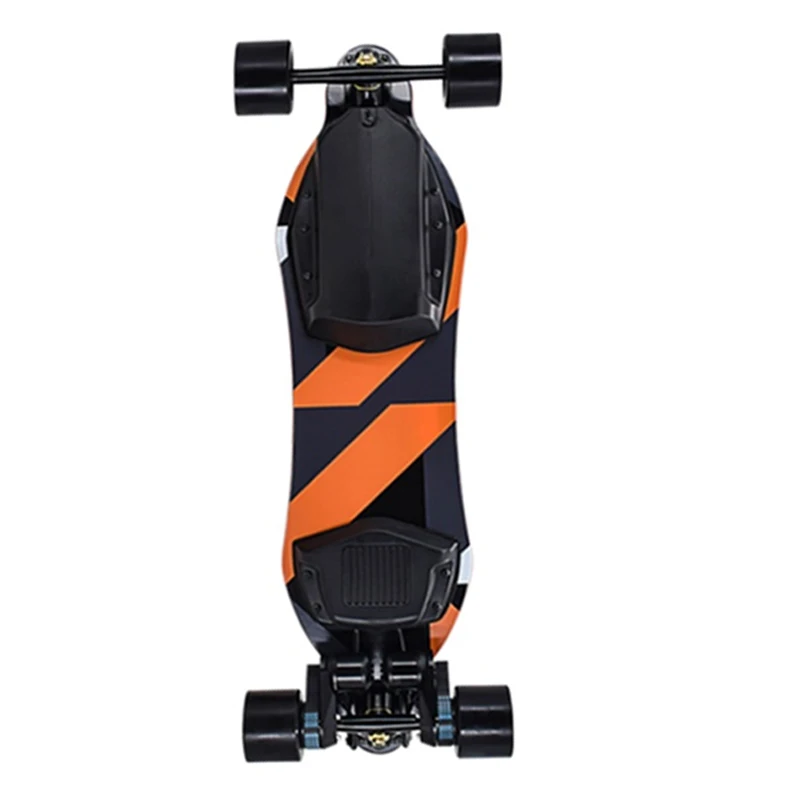 USA Stock Dual Belt Hub Motor Customized Grip Tape Deck Surface Custom Electric skateboard Longboard, Customized color