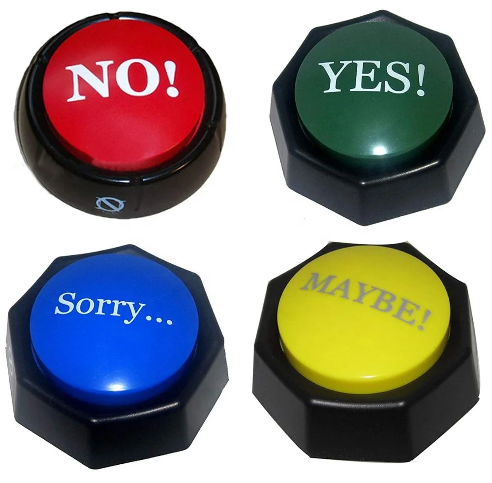 
In stock custom message sound talking push recordable button for learning 