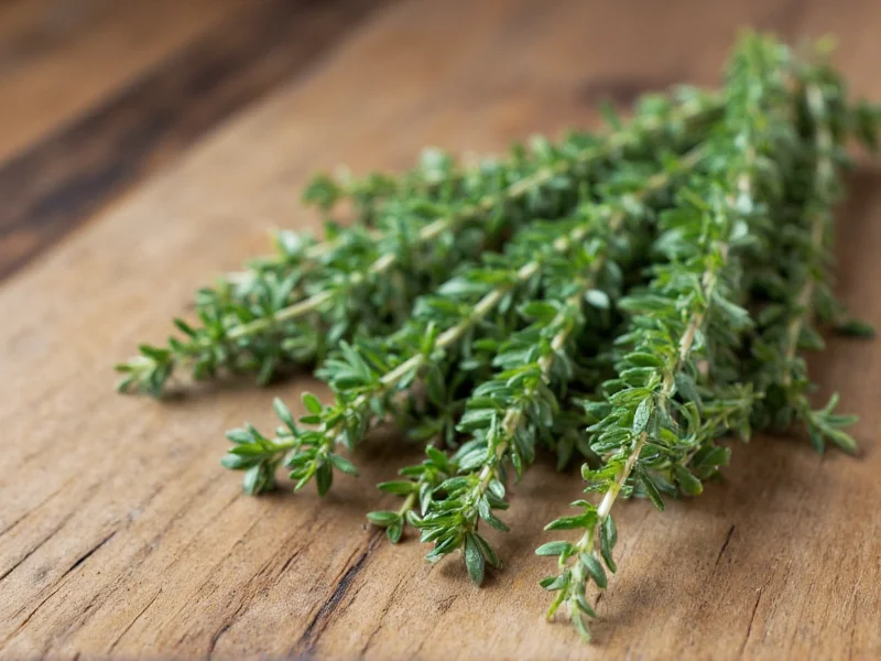 Thyme Sprig to Dried Conversion: Exact Measurements