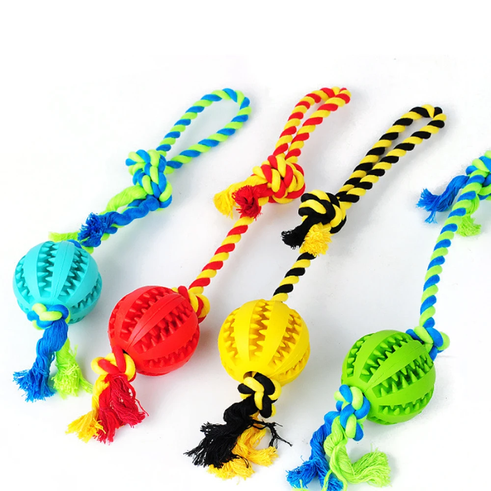 Wholesale Durable Rope Ball Food Leakage Tooth Cleaning Bulk Chew Pet