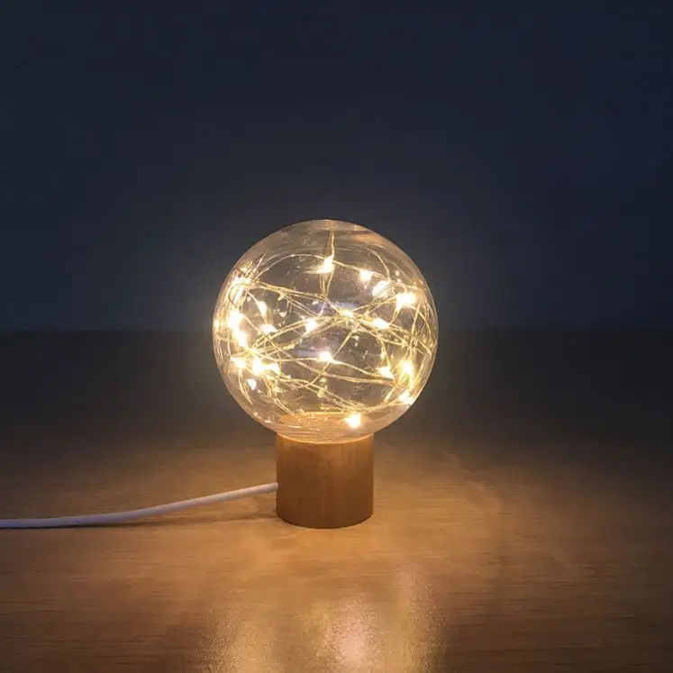Professional New Lovely Decorative Modern Colorful Glass Bubble Chandelier Lamp Night Light