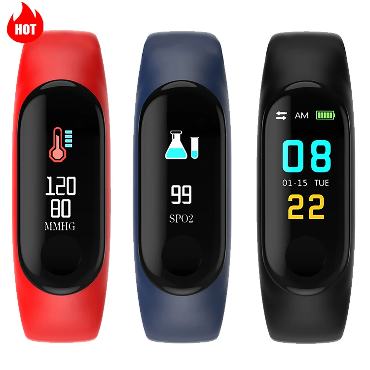 Hot Selling Sport Waterproof m3 smart watch bracelet For Android Ios