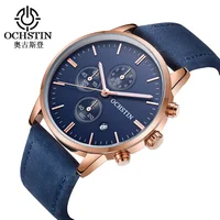 

OCHSTIN Wristwatches custom watch 2020 trend design quartz watch mens watches brand your own luxury leather strap men waterproof