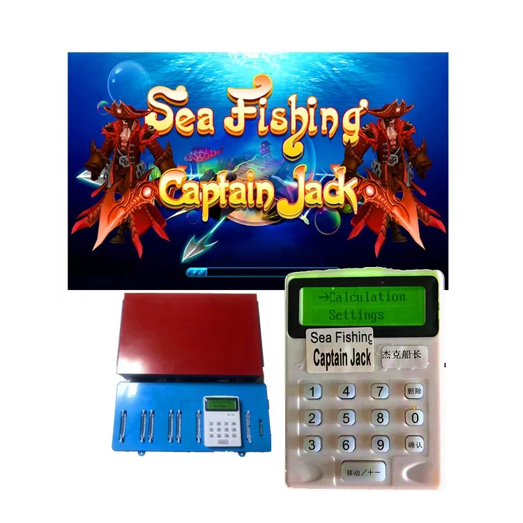 

Best selling Captain Jack Fish cabinet game software Fish Hunter shooting game fish