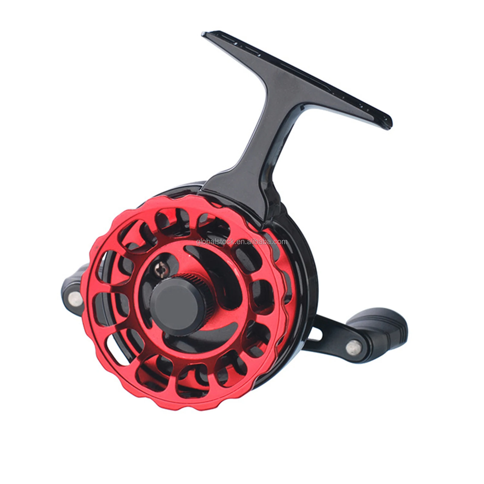 

Raft Ice Fishing Wheel Aluminum High Base Fishing Reel Gear Ratio: 3.6:1 Durable Fishing Reel, Picture shown