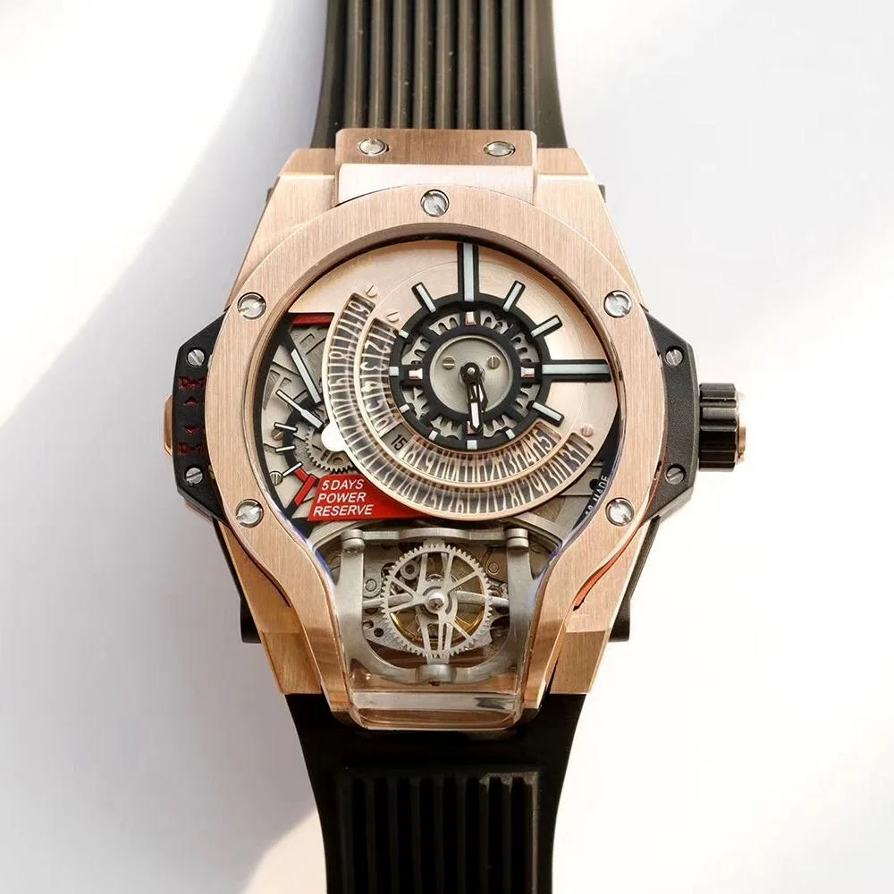 

Men's quartz watch trend personalized fashion luxury quartz watch classic rubber strap