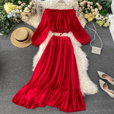 

2020 Women Dresses Skirts Two Piece Set Clothing 2 Piece Outfits Dresses
