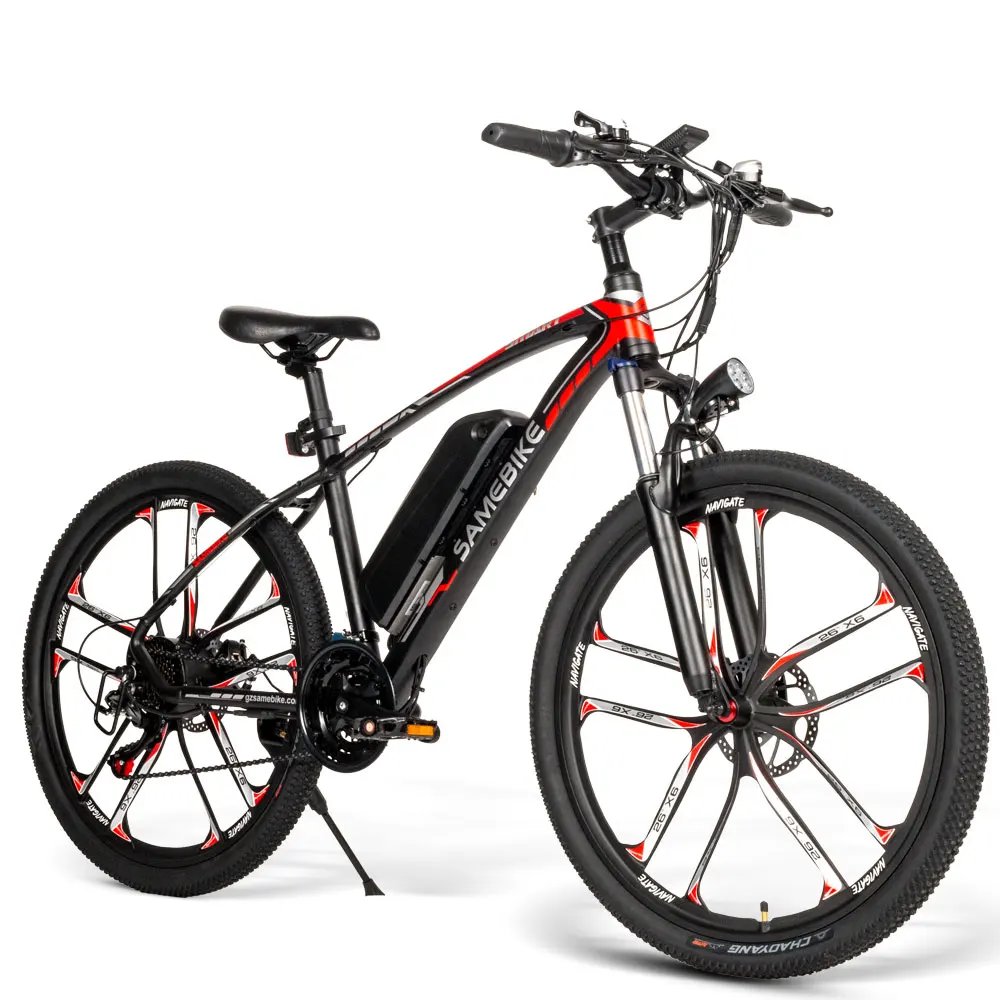 

HOT SAMEBIKE MY-SM26 light weight 26 inch Folding electric bike from china 48v rechargeable electric bikes, Black