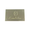 Brand Label Embossed Keychain Custom Tag Printed Maker Bag Apple Make Engraved Small Patch Clothing Metal Logo Plate
