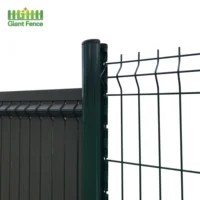 

Home Garden 1.2 m Galvanized Welded Wire Mesh Metal 3D Panel Garden Fence