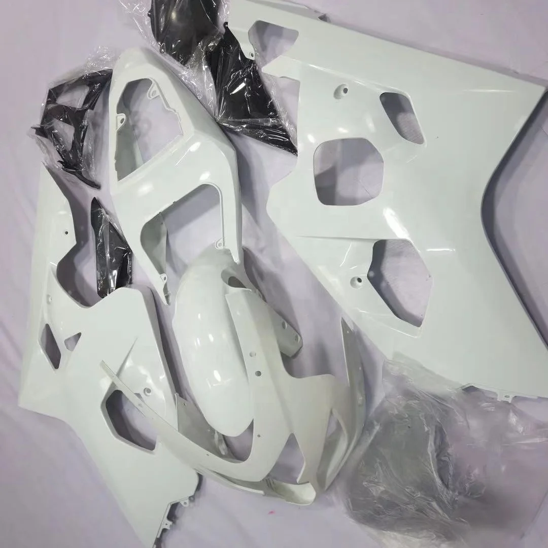 

2021 WHSC Motorcycle Fairings Kit For SUZUKI GSXR600-750 2004-2005 ABS Plastic Body Work Kits White, Pictures shown