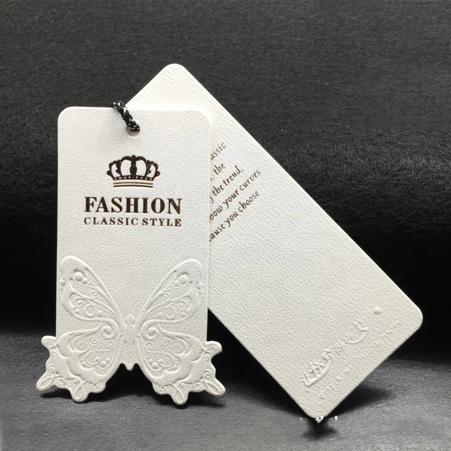 Ecofriendly Sustainable Paper Hang Tag For Garment Accessories And