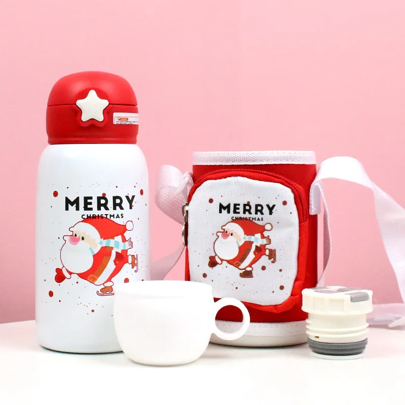 

Mikenda Winter Christmas Children Vacuum Flask Christmas Water Bottles With Custom Logo, 1 color