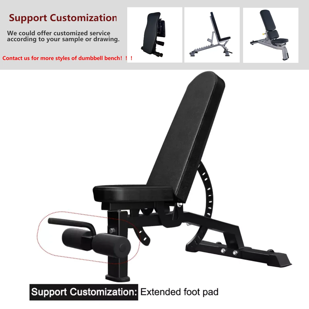 Details about   Foldable Dumbbell Bench Weight bench Training Fitness Incline Adjustable Workout 