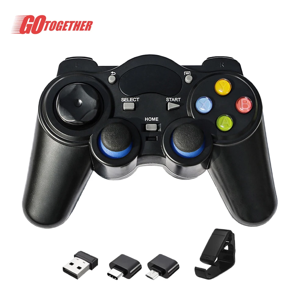 

Mobile BT Game Controller 2.4 G HZ Wireless Gamepad Gaming Joystick Compatible for iOS Android Smart TV Box PS3