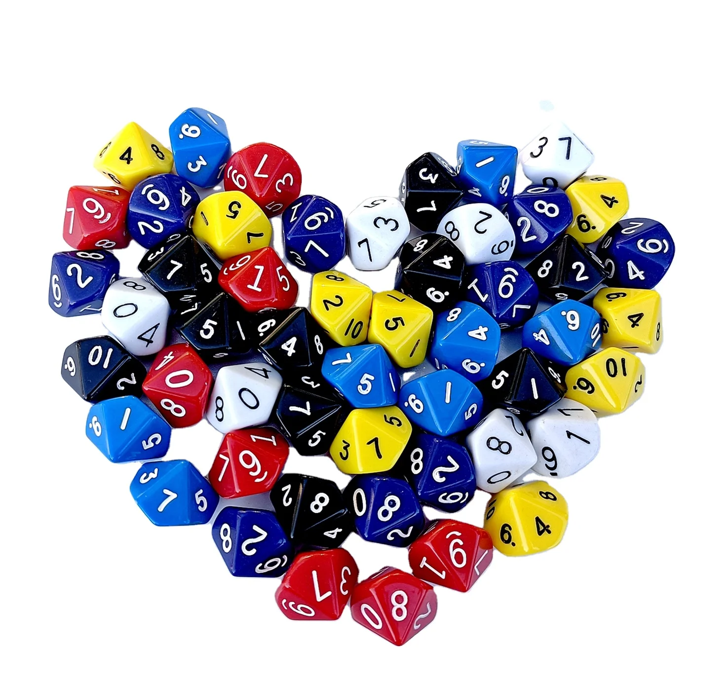 

Wholesale 10 sided polyhedral dice for board game