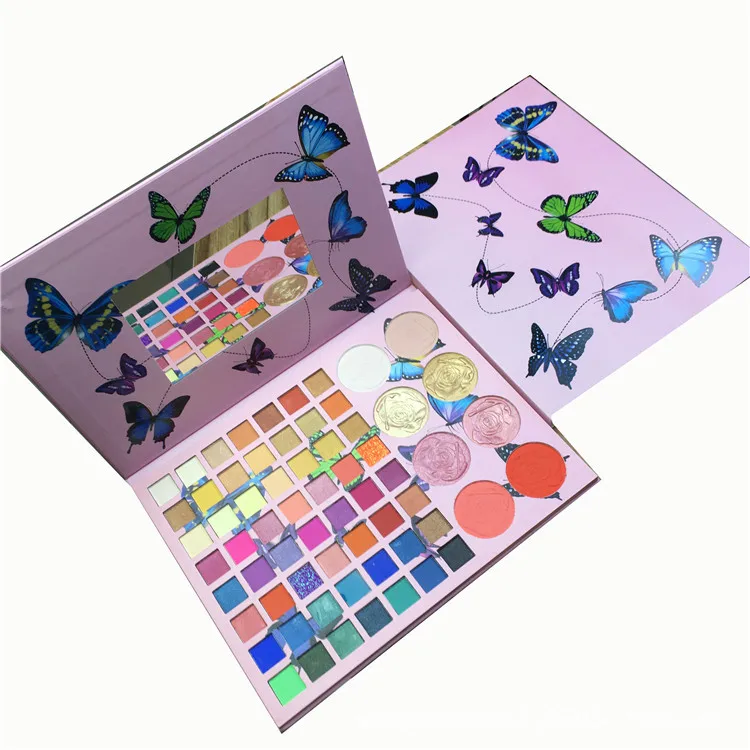 

make up pallets eye shadow custom logo beautiful shaped eye shadow matte eye shadow palette