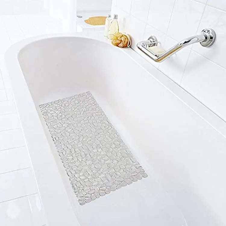 88x40cm Classic Plastic Pebbles Stone Slip Resistant Machine Washable Shower Bath Mat For Bathtub Toilet Bathroom Buy Classic Plastic Shower Mats For Bathtub Pebbles Stone Slip Resistant Bath Mat For Toilet Machine Washable Shower Bath