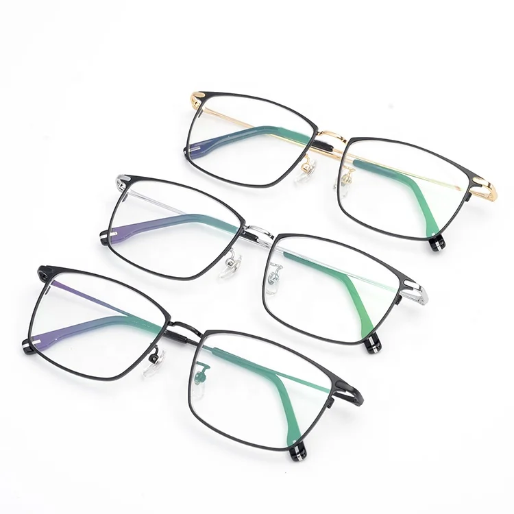 

Flexible pure titanium glasses square optical frame eyewear