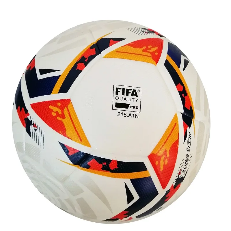 

Size  Football Soccer Ball 2020 Official Ball PU Slip-resistant Seamless Match Training Football Equipment futbol, Blue