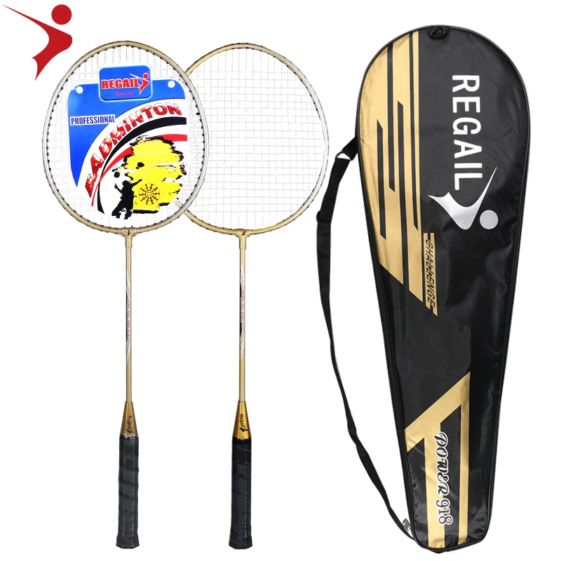 

2 players badminton racket composite racket badminton Training badminton racquet low price, Blue red black orange