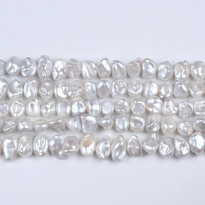 

white natural keshi loose pearl beads strands for jewelry making, Natural white