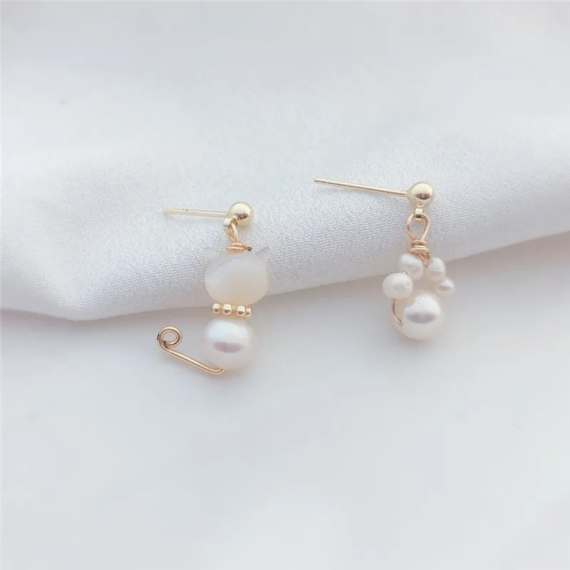 

Factory Direct Sales High Quality Butterfly Shell Earrings Freshwater Pearl S925 Silver Needle Drop Earrings, Picture shows