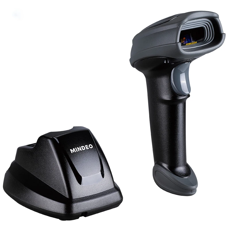 

High quality Mindeo 1D wireless symcode barcode laser handheld scanner, Grey
