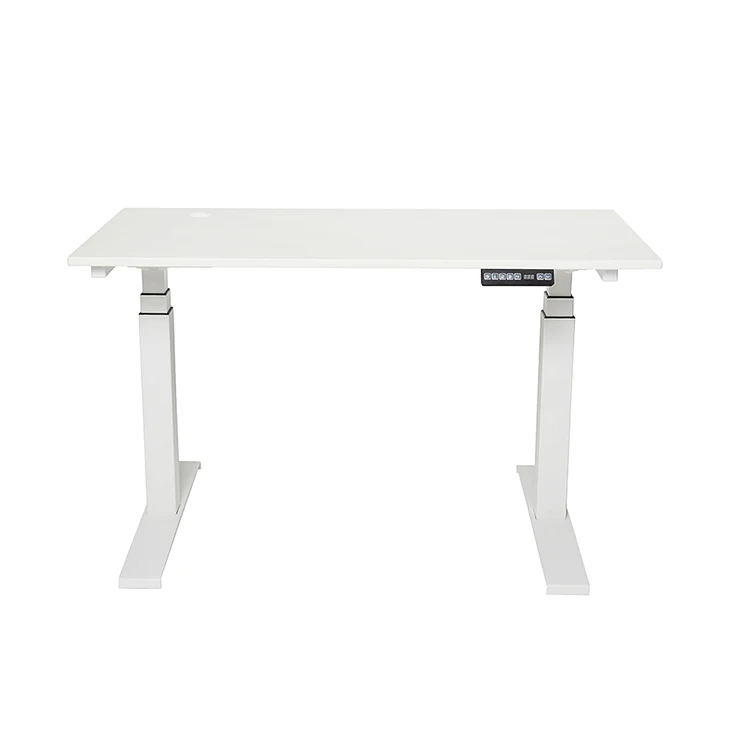 
Electric Height rising Adjustable steel 3 stage Table lift Base Leg for Sit to Stand up standing motorized white office Desk 