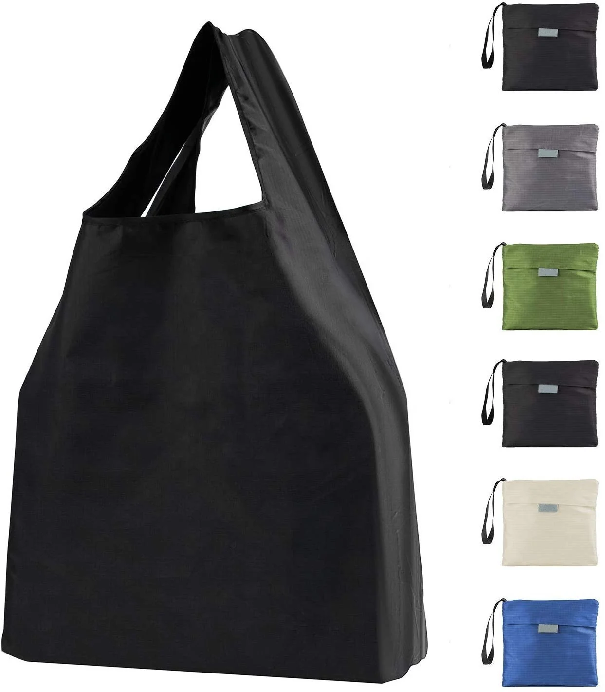 

Foldable Tote Shopping Bag With Pouch, 50 different colors