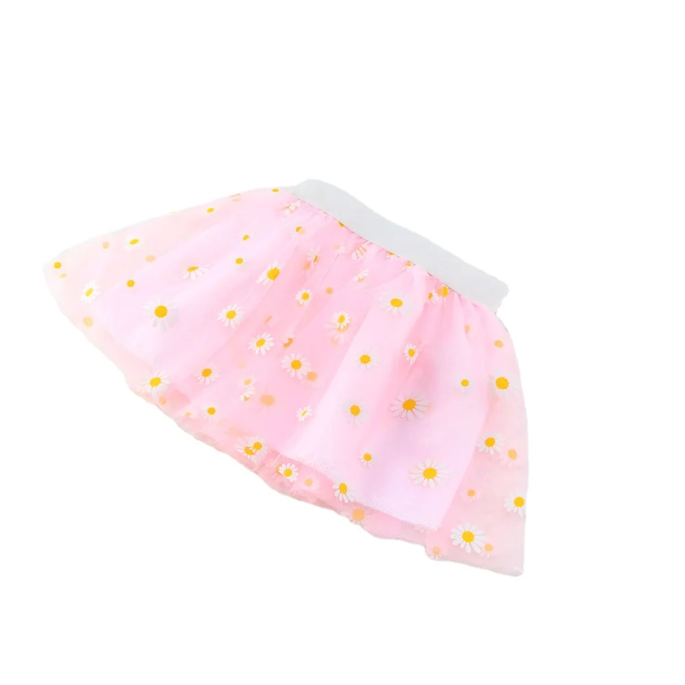 

Summer Fashion Girl New Half Body Skirt Korean Style Children Floral Short Skirts Kids Casual Cute Skirts