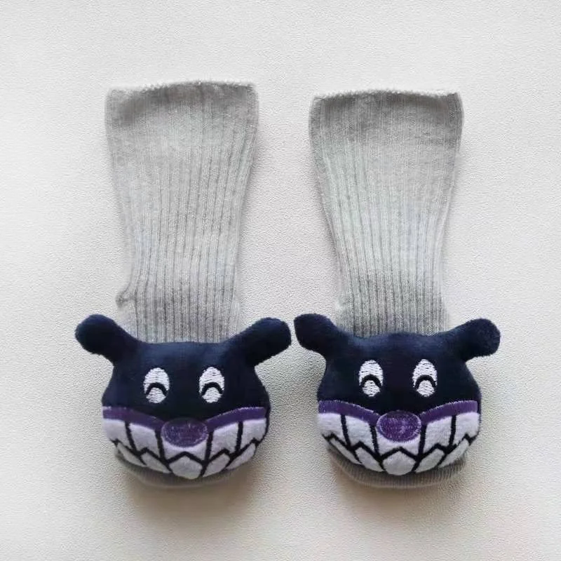 

Cartoon dispensing non-slip floor socks Baby double needle tube socks