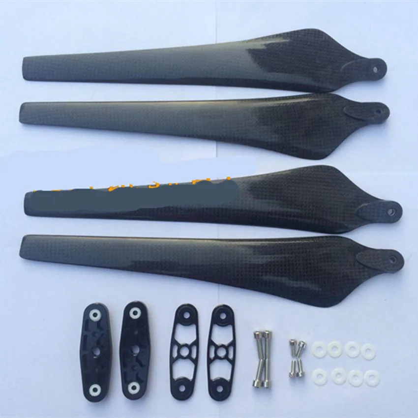 

3K Pure carbon fiber 2170 folding propeller with Propeller Mount for DJI AGRAS MG-1/M600 Agriculture Plant Drone Accessories